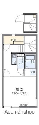 東京都世田谷区上馬２丁目[1K/28.15m2]の間取図