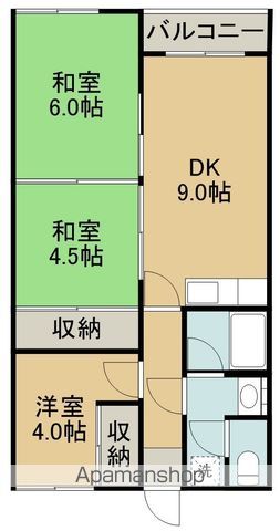 シャトーはまなすの間取り