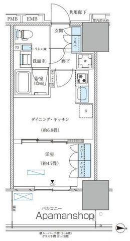 パークアクシス西大島コンフォートスクエアの間取り写真