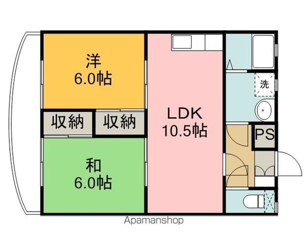 ヴィラウエスギの間取り写真
