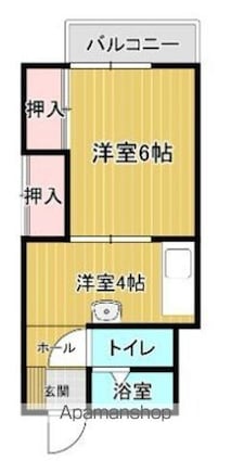 原大ビル[1DK/24m2]の間取図