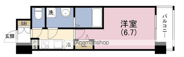 エスリード梅田グレイスの間取り写真