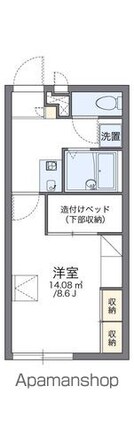 レオパレス城南[1K/23.18m2]の間取図