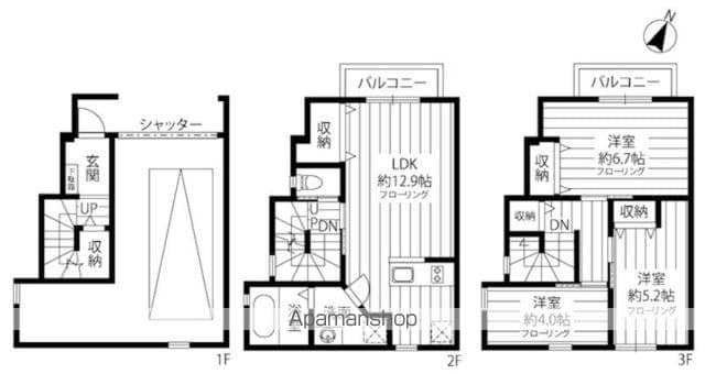 【ＳＴＡＧＥ梶ヶ谷の間取り】