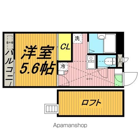 レオパレスグランマの間取り写真