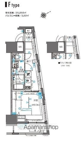 ＺＯＯＭ横浜桜木町の間取り