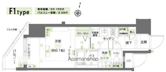 ＺＯＯＭ新宿南ＳＥＣＯＮＤの間取り