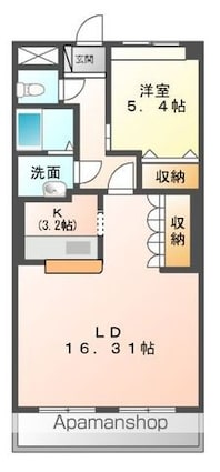 ＸーＳＴＡＧＥ（エクステージ）[1LDK/58.32m2]の間取図