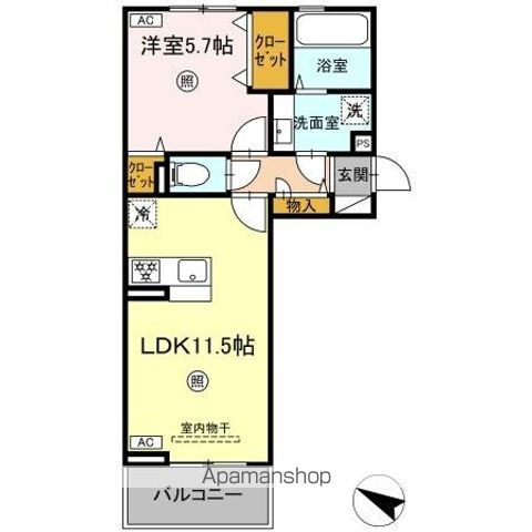 CIEL A棟の間取り写真