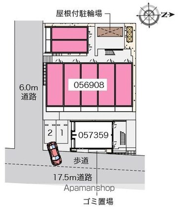 埼玉県白岡市千駄野[1R/33.12m2]の配置図