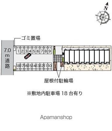 クレイノブーチェ[1K/25.89m2]の共用部2