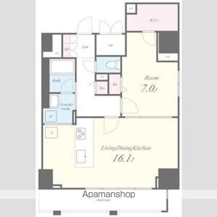 セイワパレス丸の内駅前[1LDK/60.59m2]の間取図