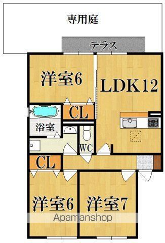 フェアリーC棟の間取り写真