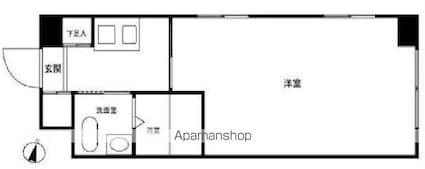 Ｃａｖａｌｌｏ駒場[1R/25m2]の間取図