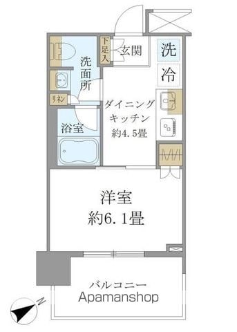 BRILLIA TOWER 浜離宮の間取り写真