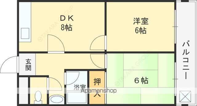 コムズスクエア大日の間取り写真