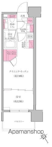 レジディア門前仲町プレイスの間取り写真