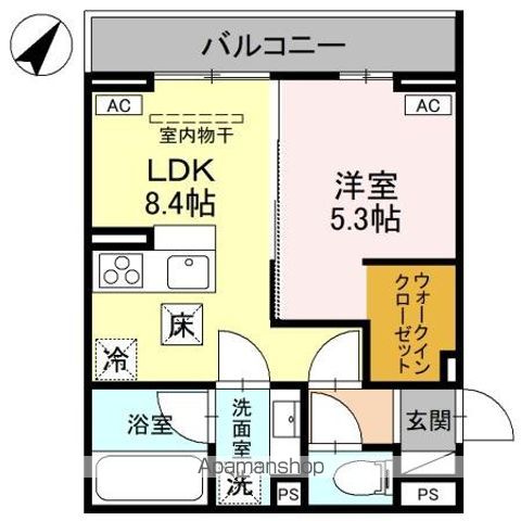 DーROOM大房PJ B棟の間取り写真