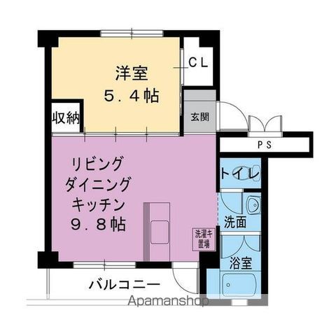 ビレッジハウス小野田第二1号棟の間取り写真