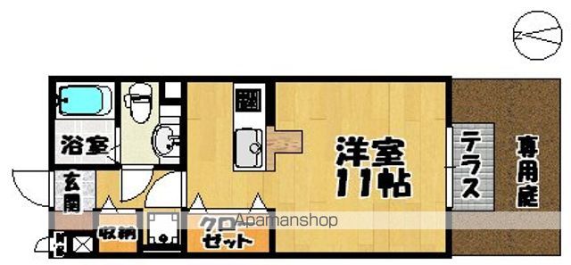新ハイツウグイス B棟の間取り写真