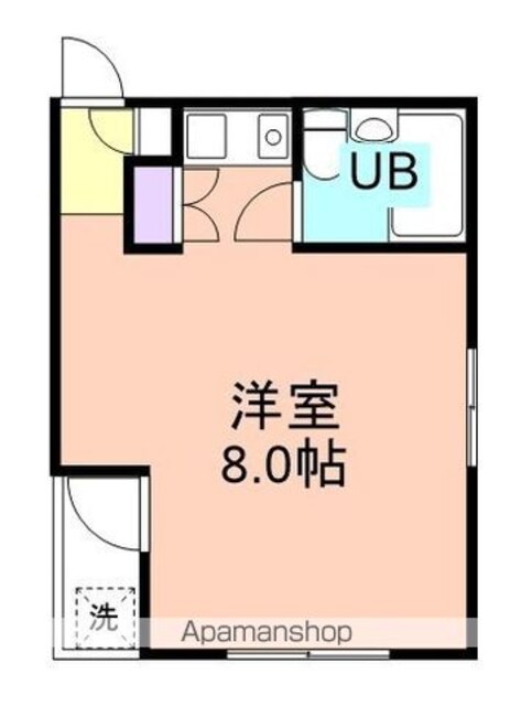 ＭｏｏｎＨｏｕｓｅ[1R/26.25m2]の間取図