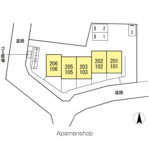 オリカン舞の里　Ａ棟 203 ｜ 福岡県古賀市舞の里５丁目40-8（賃貸アパート1LDK・2階・41.38㎡） その25