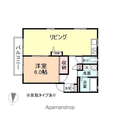 ヴィラ千原崎D棟の間取り写真