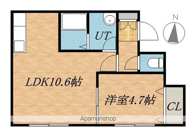 ラフレーズN34WESTの間取り写真