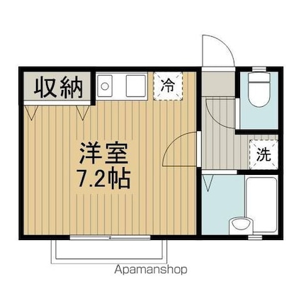 メゾンＳＫ[1R/20m2]の間取図
