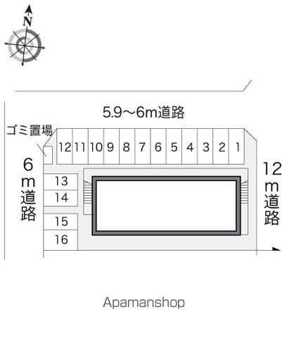 レオパレスクレール 205 ｜ 山梨県中巨摩郡昭和町紙漉阿原2707（賃貸アパート1K・2階・20.37㎡） その10