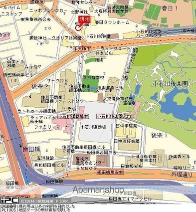 東京都文京区春日１丁目[1K/19.55m2]の周辺