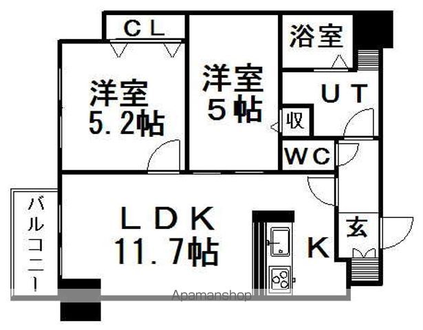 SーFORT東札幌ノルドの間取り写真