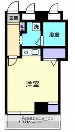 アディオ錦町[1R/21.05m2]の間取図