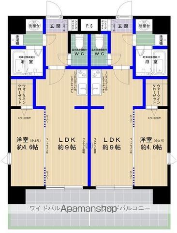 エムビルデベロップコアⅤの間取り