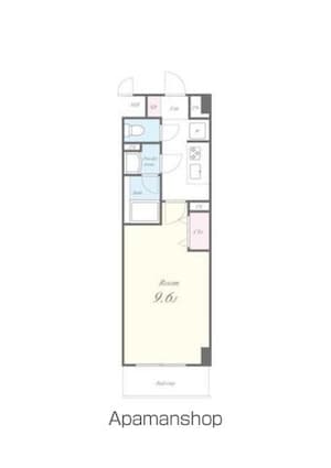 マークス桜[1K/29.27m2]の間取図