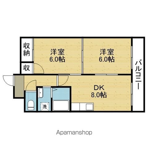 かねまつ南巽マンションの間取り写真