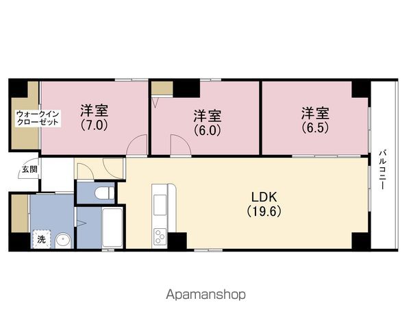 オブリオポルタ上町台の間取り写真
