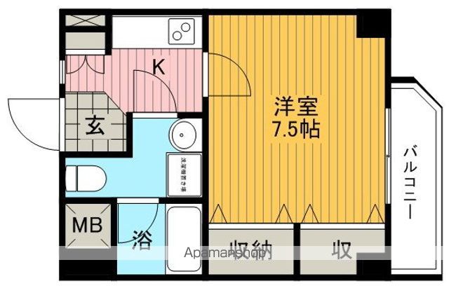 シャインビュー豊中の間取り写真
