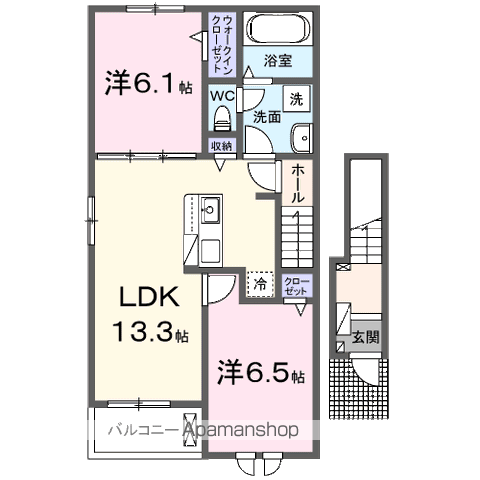 【オリュザＡの間取り】