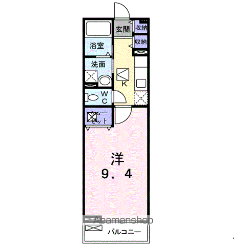 【ブライト・パークサイド　Ⅱの間取り】