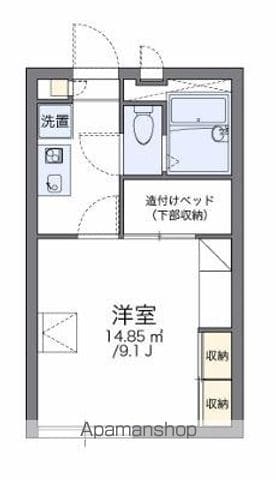 レオパレスPINE CRESTの間取り写真