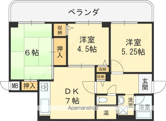 シャルム小阪I番館の間取り写真