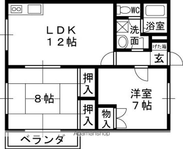 ジョイフル曙光の間取り写真