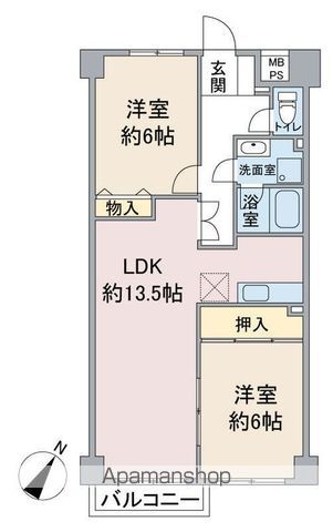 吉祥寺北町ハイムの間取り写真