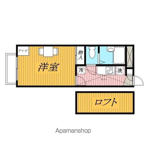 船橋市前原西のアパートの間取り