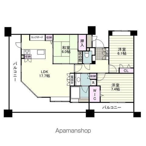 アルフィーネ西田の間取り写真
