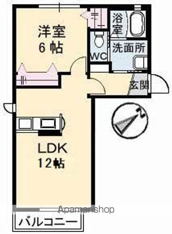 メルカート E棟の間取り写真