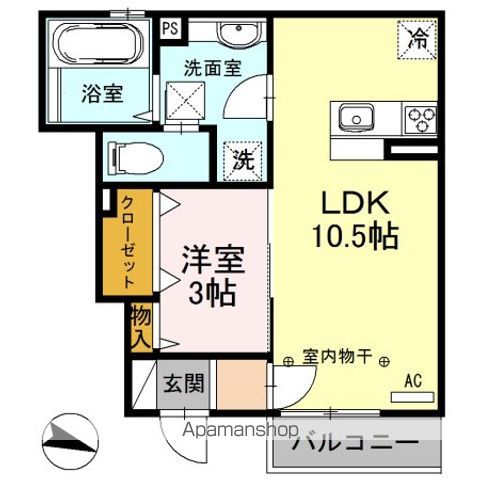 プレミューズ春日の間取り写真