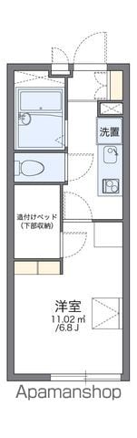 レオパレスパレスブリーズ 202 ｜ 神奈川県川崎市宮前区菅生１丁目2-37（賃貸マンション1K・2階・19.87㎡） その2