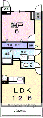 メゾン　ド　リーノの間取り